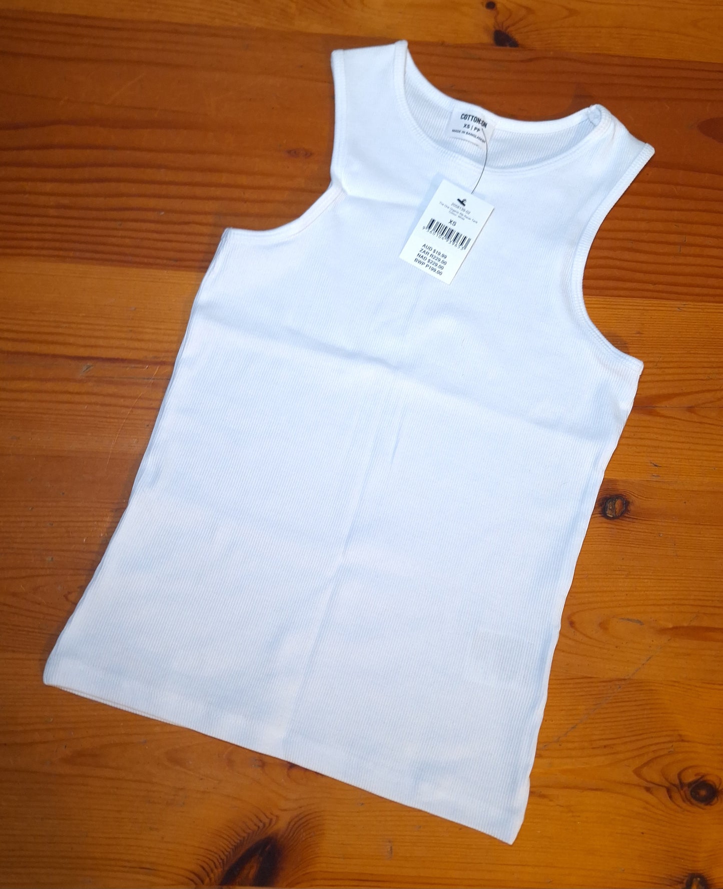 Cotton On The One Organic Rib Racer Tank