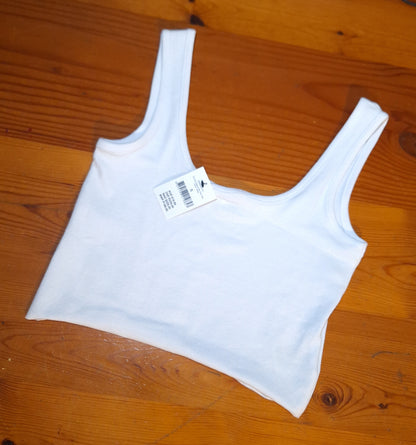 Cotton On The One Organic Rib Crop Tank