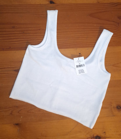 Cotton On The One Organic Rib Crop Tank