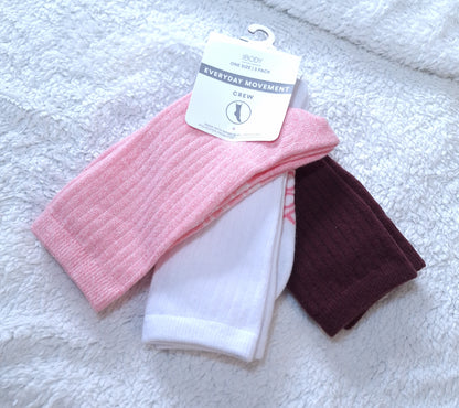 Cotton On Body 3pack Crew Socks