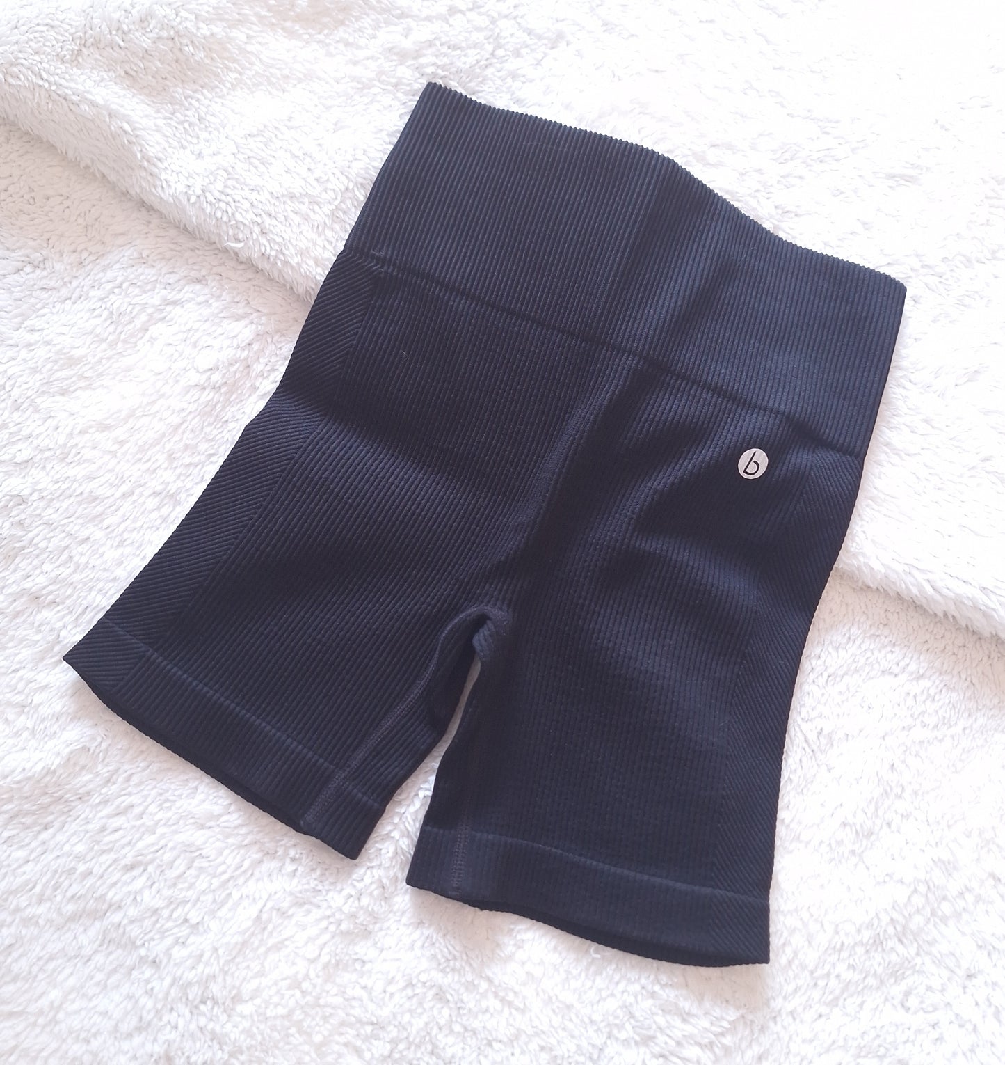 Cotton On Seamless Rib Bike Shorts  Colour: Black