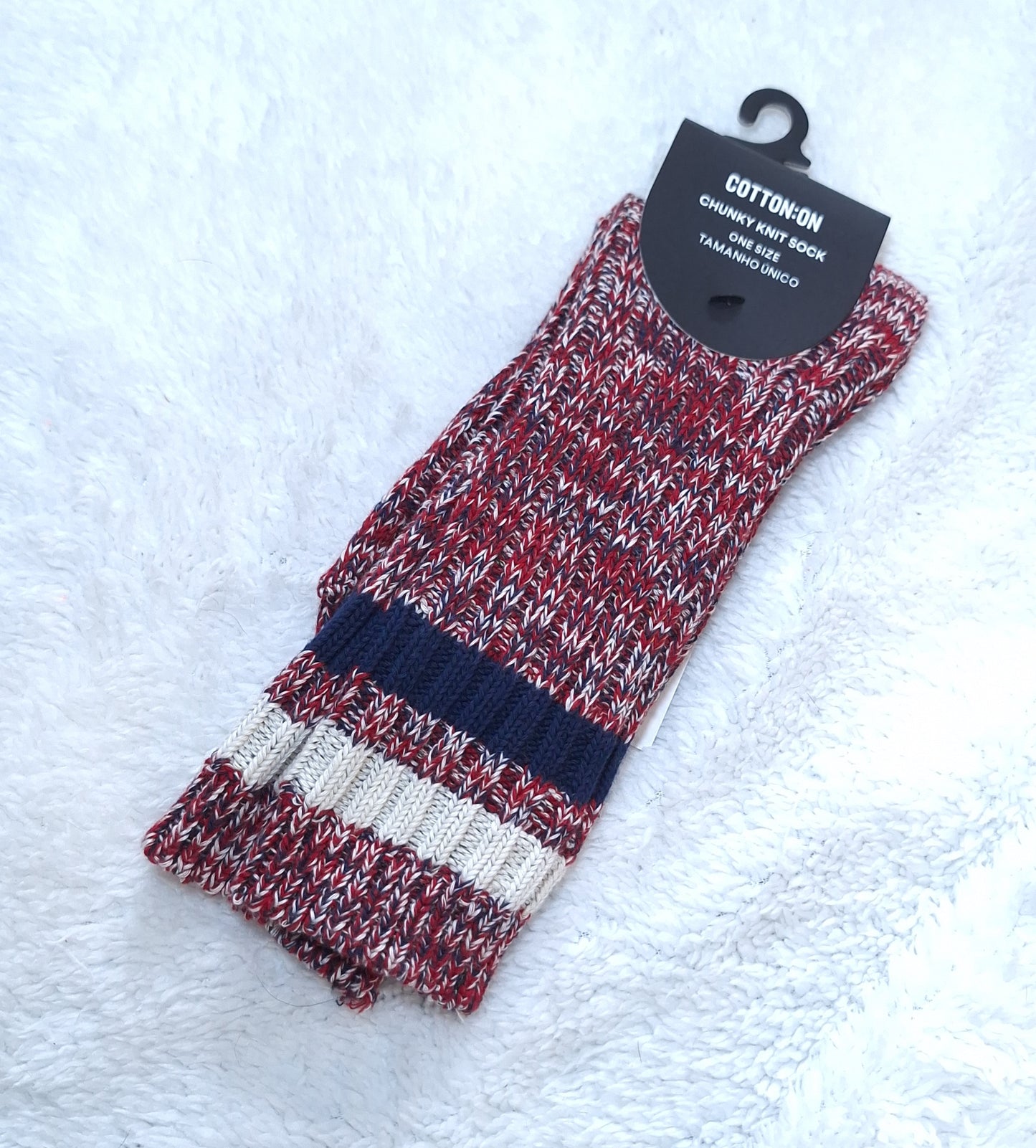 Cotton On Chunky Knit Sock