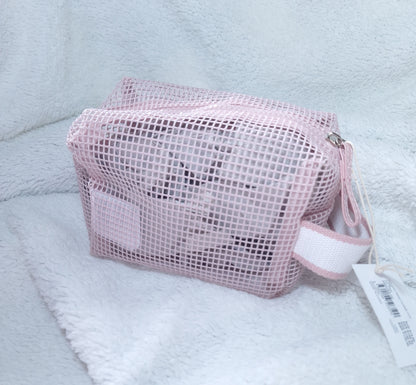 Cotton On Hoilday Mesh Cosmetic Case Colour: Pink