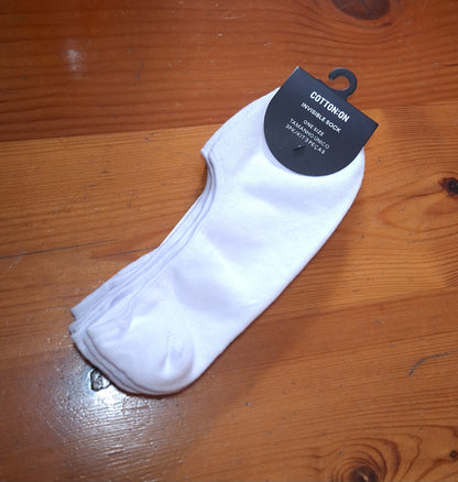 Cotton on Invisible Socks 3 Pack