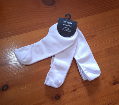 Cotton on Invisible Socks 3 Pack