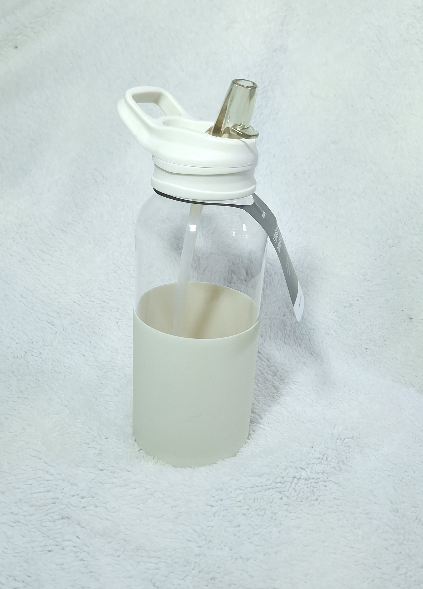 Cotton On 1 Litre Sip Lid Drink Bottle Colour: Off White